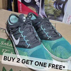 BUY 2 GET ONE FREE* Green Nike Flex Adapt TR Running Shoes Size 8.5w/7m
